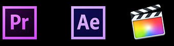 Koji ADV works with Adobe Premiere, After Effects and Final Cut Pro X